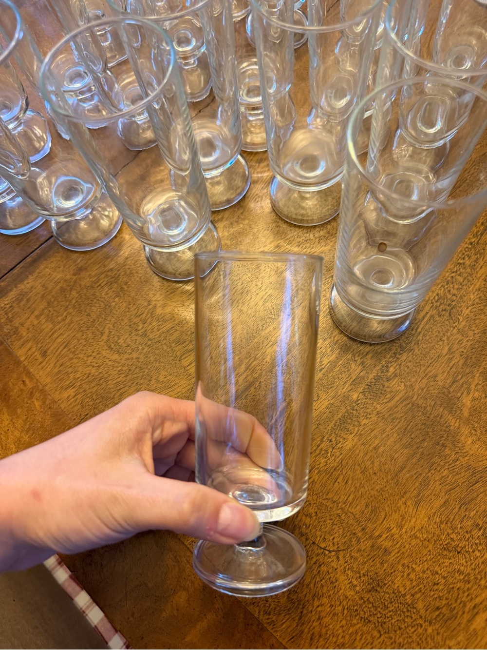Clear Glass Tumbler Set - Versatile Dining Glassware - Picture 2 of 2